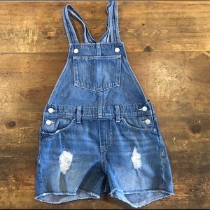 Girls Old Navy Denim Short Overalls, Lg (10/12)
